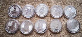 7 szt monet srebrnych 1 Oz - 2
