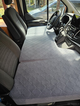 łóżko materac do Ford Tourneo Custom układ foteli 1+1 - 2