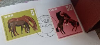 107 sztuk kopert obiegowych ze znaczkami Niemcy / NRD / DDR - 2