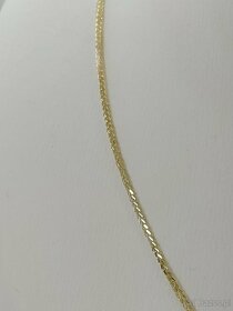 Złoty Nowy łańcuszek Lisi ogon dł.50cm.pr.375 - 2