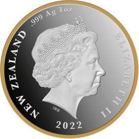 Platynowy Jubileusz Królowej Elżbiety II.2022, srebrna monet - 2