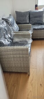 Meble ogrodowe - zestaw technorattan NOWE - 2