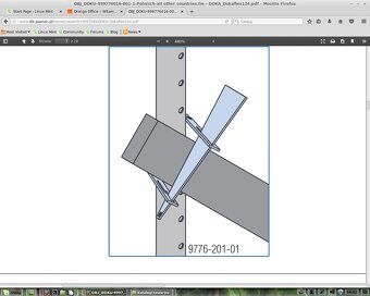 Klamry usztywniające systemu Doka - 2