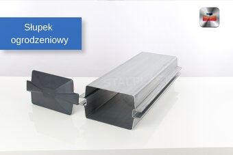 Słupek ogrodzeniowy 180x125mm - 2