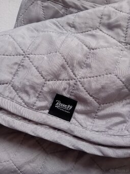 Szara narzuta pikowana 170x210 - 2