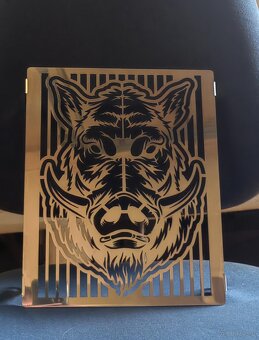 Osłona chłodnicy Chopper Wzór niestandardowy, logo - 2