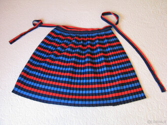 Spódnica plisowana wiązana jak fartuszek uniwersalny rozmiar - 2