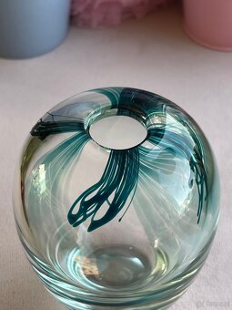 Szklany wazon szkło artystyczne kolekcjonerskie - 2