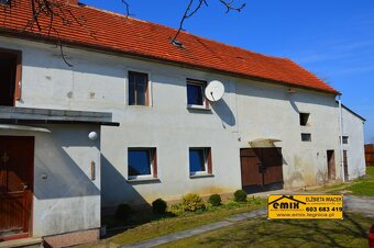 Dom w Niedaszowie k. Jawora, dwa garaże, działka 2692m2 - 2