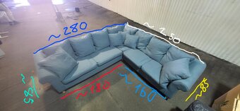 Narożnik L niebieski - 2