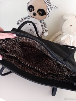 Czarna torebka na ramię - 2