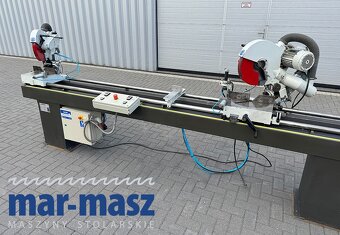 Piła podwójna ukośna do drewna i aluminium PERTICI typ UNIVE - 2