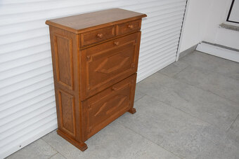 szafka na buty dębowa - super stan - 2
