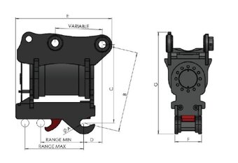 Sprzedam głowicę uchylną STRICKLAND 7-10 ton - 2
