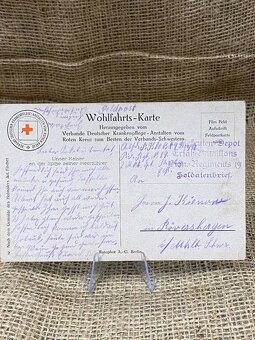 B316 pocztówka original wojsko Pruskie Kaiser Wilhelm 2 ww1 - 2