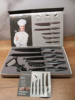 Zestaw wysokiej jakości szwajcarskich noży kuchennych - 2