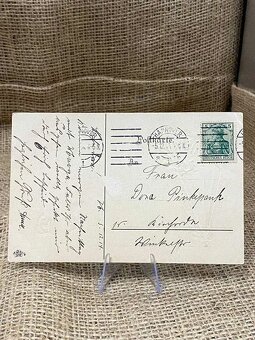 B312 pocztówka original wojsko Pruskie flaga Pruska ww1 - 2