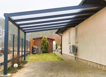 Wiata carport aluminiowe zadaszenie na samochód - 2