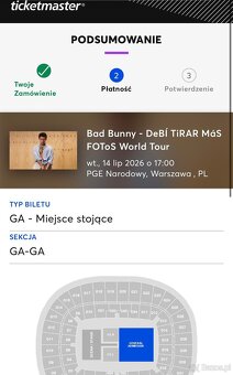 Bad Bunny Warsaw 14.7.2026 - 2