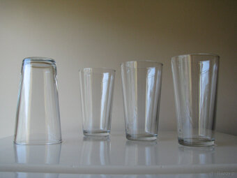 Wysoka szklanka transparentna 0,5 l pokal szklany kufel 4szt - 2