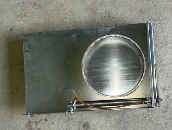 Zasuwa elektro-pneumatyczna, ocynkowana - 2