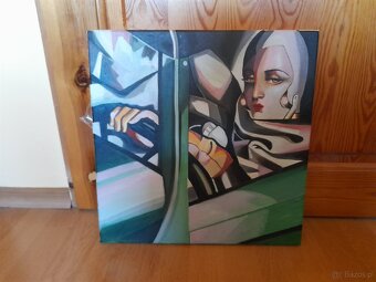 Sprzedam obraz Tamara Łempicka- w bugatti - 2