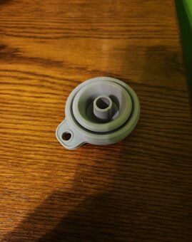 Silikonowy lejek. Składany, harmonijka. - 2