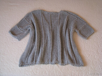 Luźny sweterek sweter narzutka oversize nietoperz r. S, M, L - 2