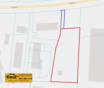 Działka komercyjna 3307m2 w Złotoryi przy ul. Legnickiej - 2