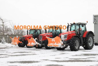 Pług śnieżny składany do śniegu strzałka komunalny ROLMAKO T - 2