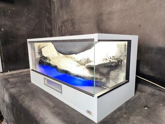 Terrarium meblowe białe pustynne stepowe wąż gekon eublefar - 2