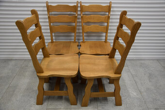 krzesła dębowe 4 sztuki - jak nowe - 2