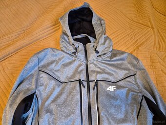Męska kurtka softshell 4F H4L18-SFM005 Szara XL - Nowa - 2