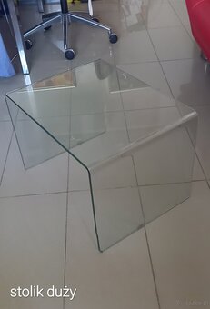 Stolik kawowy szklany duży - 2