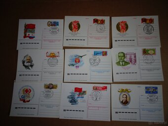 ZSRR-kasowniki  okolicznosciowe-spiecgaszenia-84  sztuki - 2