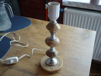 Lampka Retro Marmur lat 80 tych. - 2