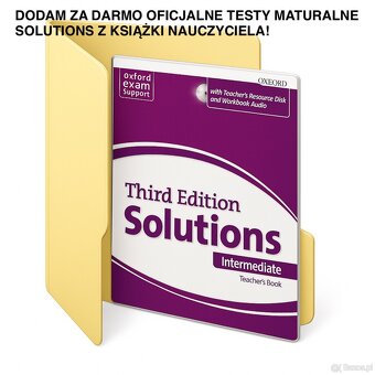 Matura Solutions Intermediate Workbook i testy - 2