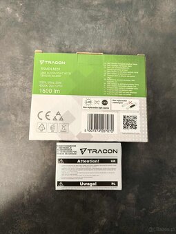 Reflektor Tracon SMD LED, czarny, z czujnikiem ruchu - 2