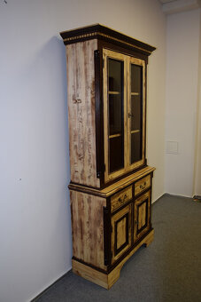 witryna - kredens z drewna - jak nowy - 2