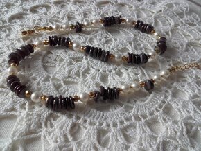 Naszyjnik masa perłowa perły - 2