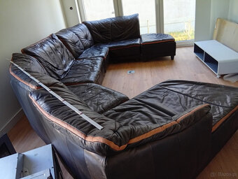 Ekskluzywna Skórzana kanapa klubowa. Idealna do Pub'u, kawi - 2