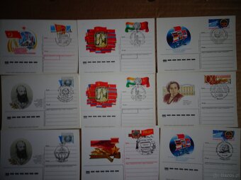 Kasowniki okolicznosciowe ZSRR-spiecgaszenija 34 sztuk - 2