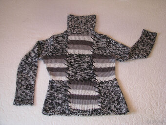 Sweterek, golf - elegancko-sportowy, rozm. M - 2