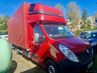 RENAULT MASTER 2.3D 125KW VANÍK S PLACHTOU 10PALET MOTOR K.O - 2