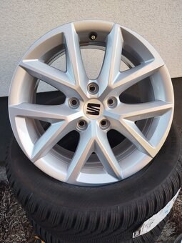 A134# KOŁA ALUFELGI Nowe 5x112 ZIMOWE 195/55R16" Vw Audi S - 2