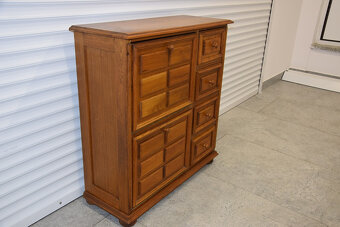 szafka na buty dębowa - jak nowa - 2