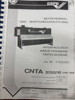 nożyce gilotynowe cnc centa 16x3150 - 2