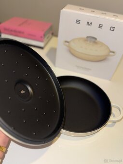 SMEG Żeliwna patelnia 26 cm - 2