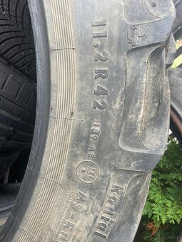 opony 11,2r42  riadal continetal bieżnik ok 2,5 cm 136 b nie - 2