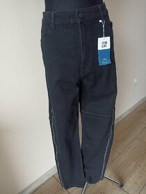 Spodnie jeansowe z wysokim stanem Bershka r. XL 42 nowe - 2